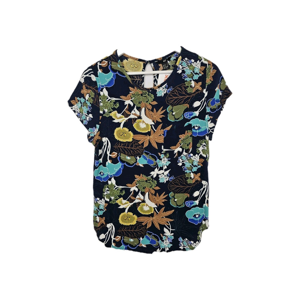 EK10330 Damen T-Shirt H&M Gr.38 Blau0