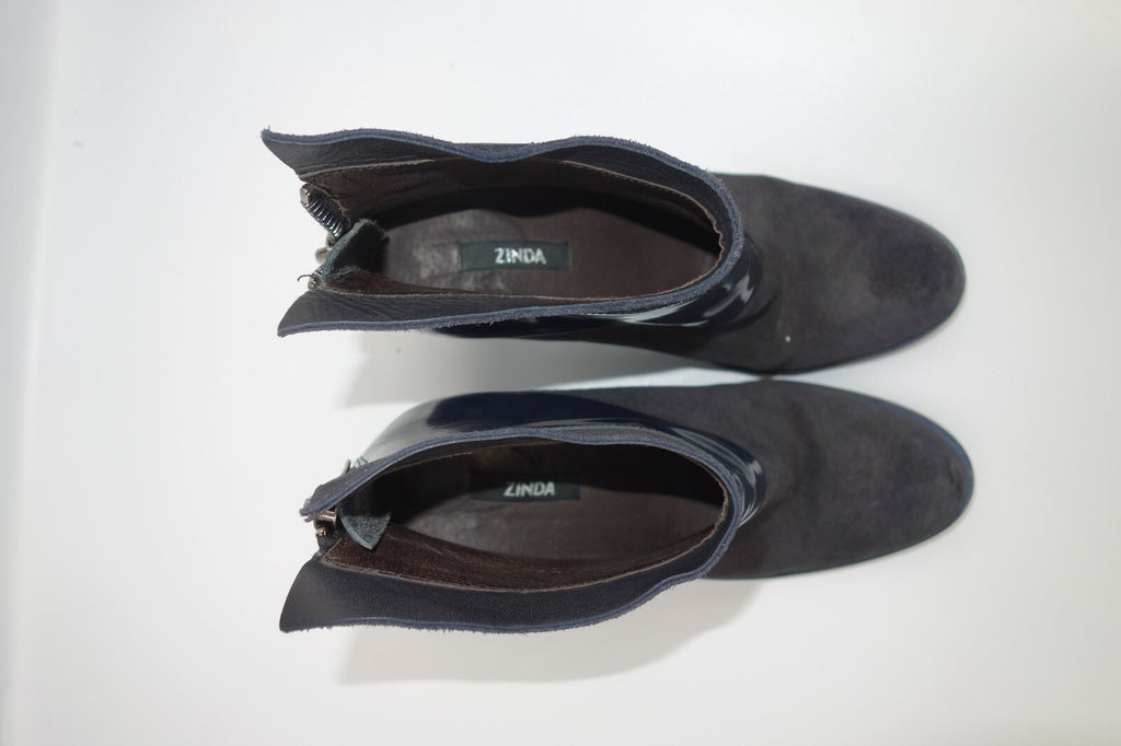 ES0161 Damen Stiefeletten von Zinda, blau, 384
