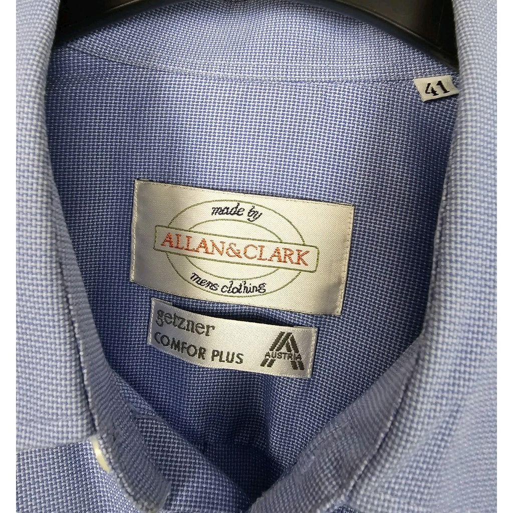 EK10570 Herren Hemd von Allan&Clark, Blau, Gr. L1
