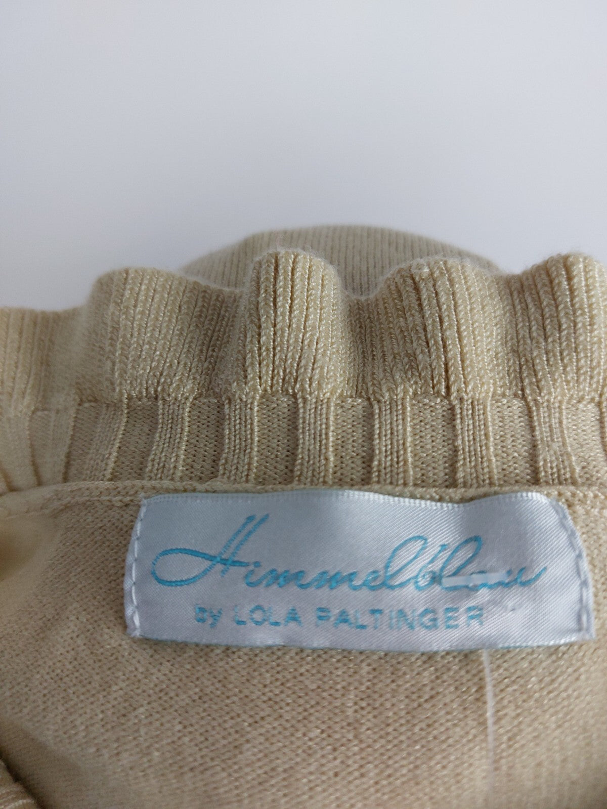 EK2527 Damen Pullover von Himmelblau, beige, Gr.385