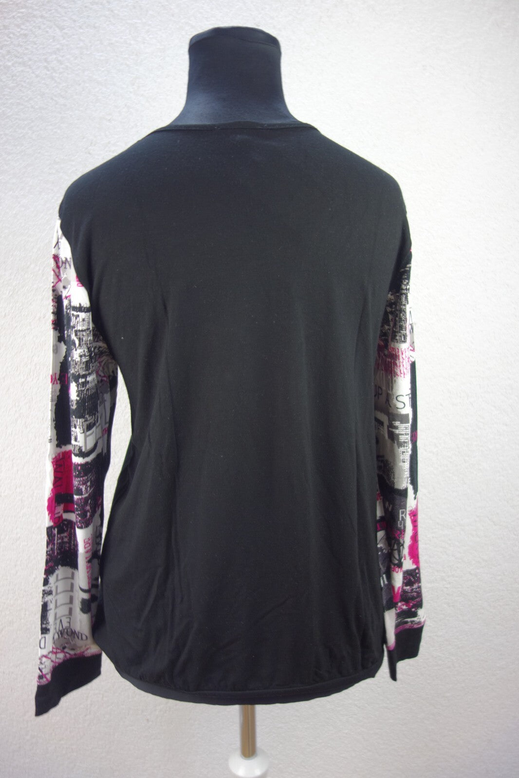 EK4097 Damen Shirt von B Woman by Brandtex, schwarz, weiß, pink, Gr. L3
