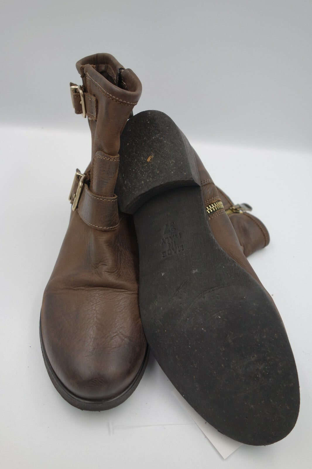 ES0022 Damen Stiefeletten braun 37 von Debutto Donna5
