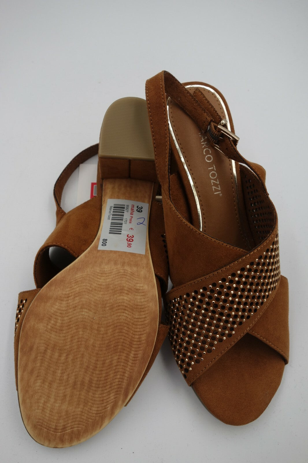 ES0290 Damen Sandalen, braun von Marco Tozzi, 395