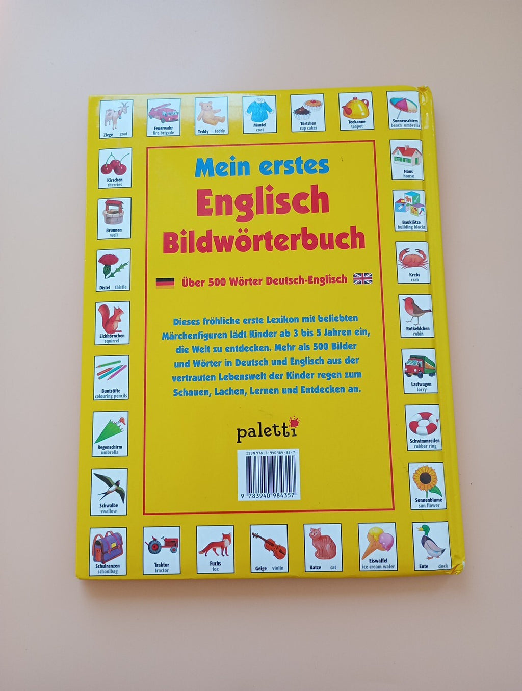 @ Paletti / Karl Müller Verlag - Mein erstes Englisch Bildwörtenbuch -  4391