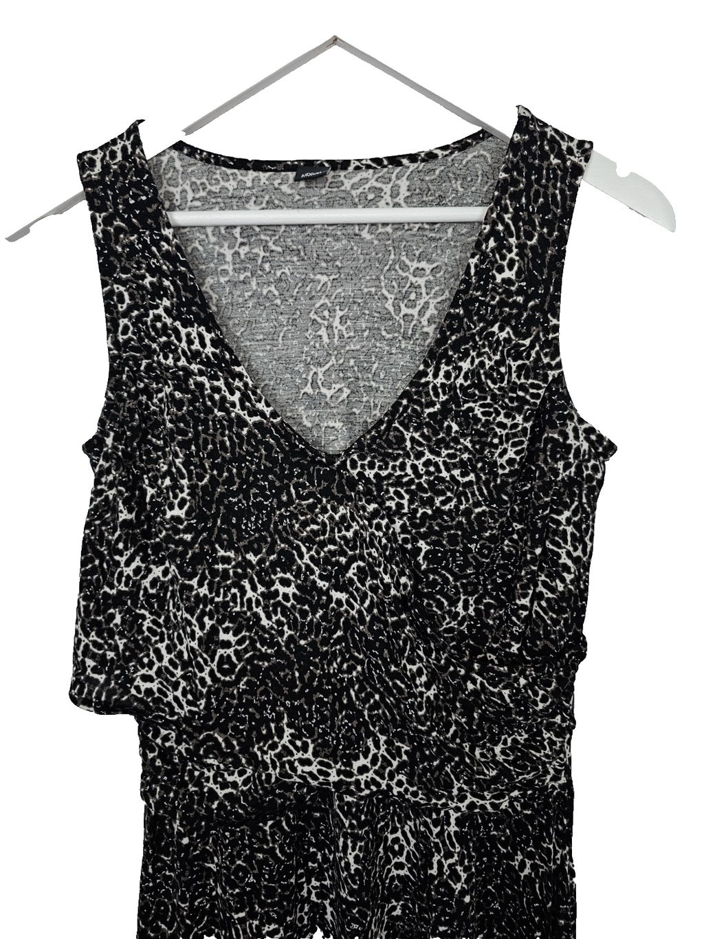 EK7961 Damen Kleid von s.Oliver, Leo Muster, braun-schwarz, Gr.362