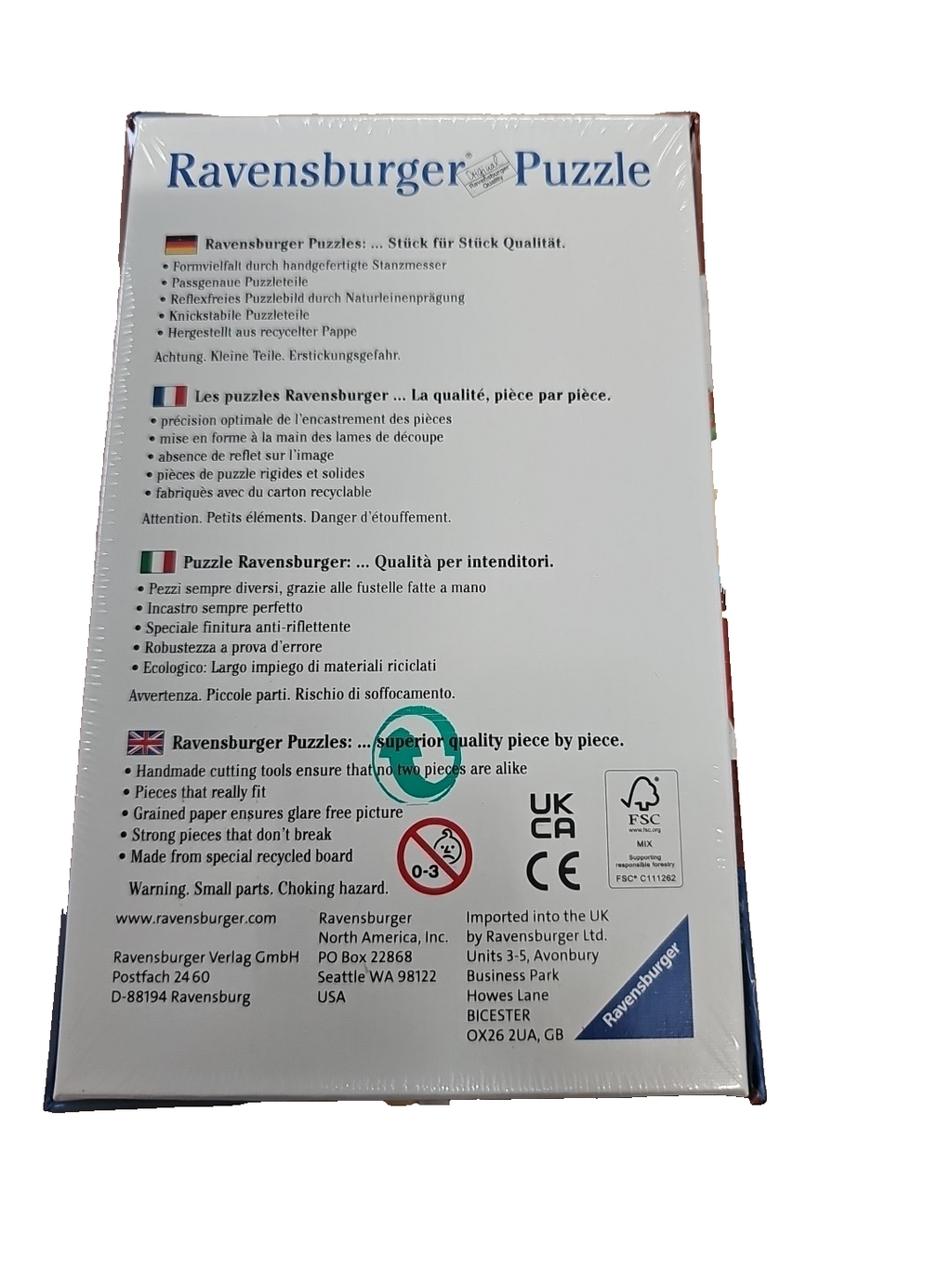 EB3107Kinder Puzzle Ravensburger  OVP Weihnachten Nikolaus 5 + Weihnachtsmann 1