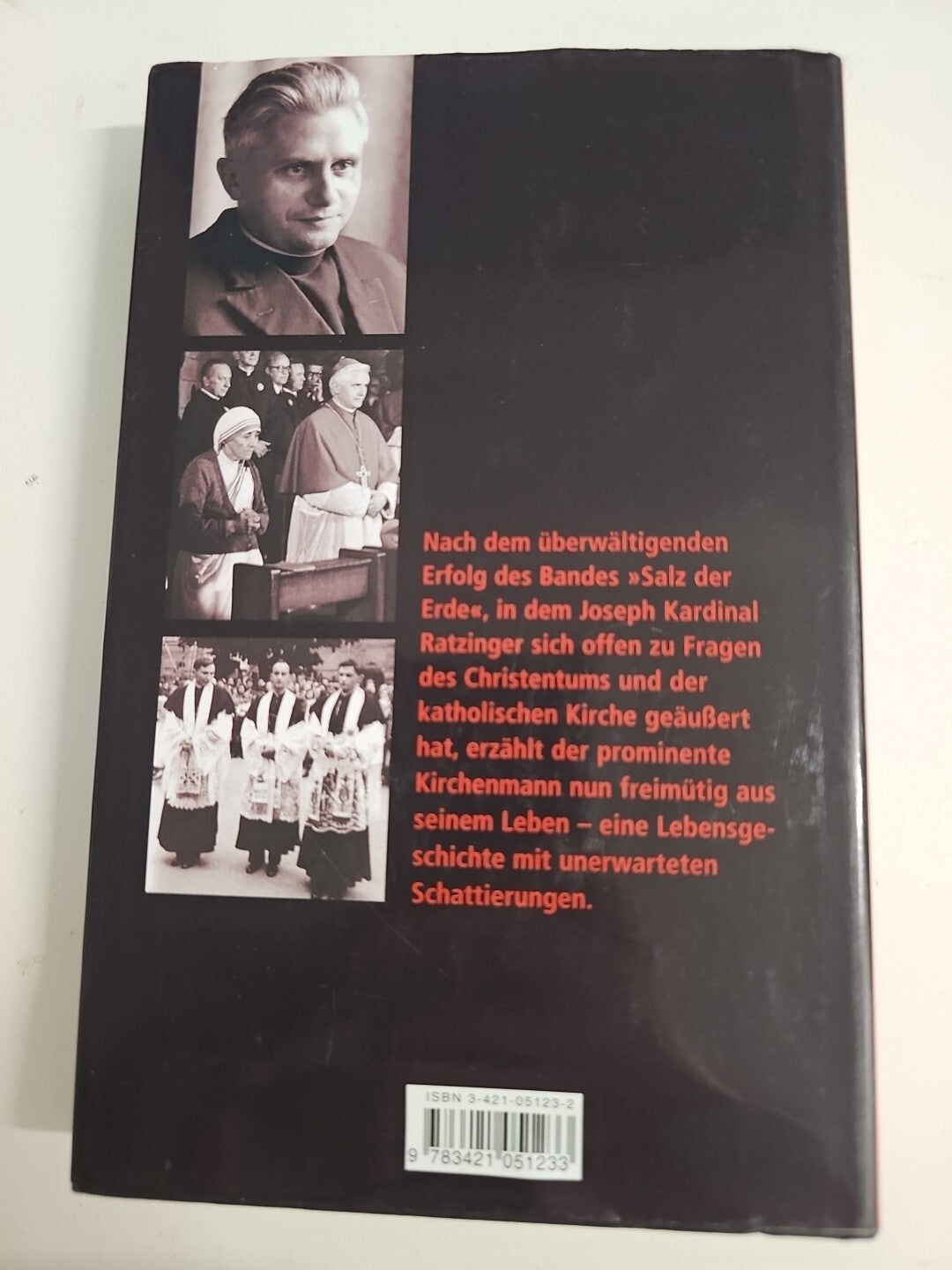 EB1517 Bücher - Joseph Kardinal Ratzinger - Aus meinem Leben - 1998 - 191 S.3