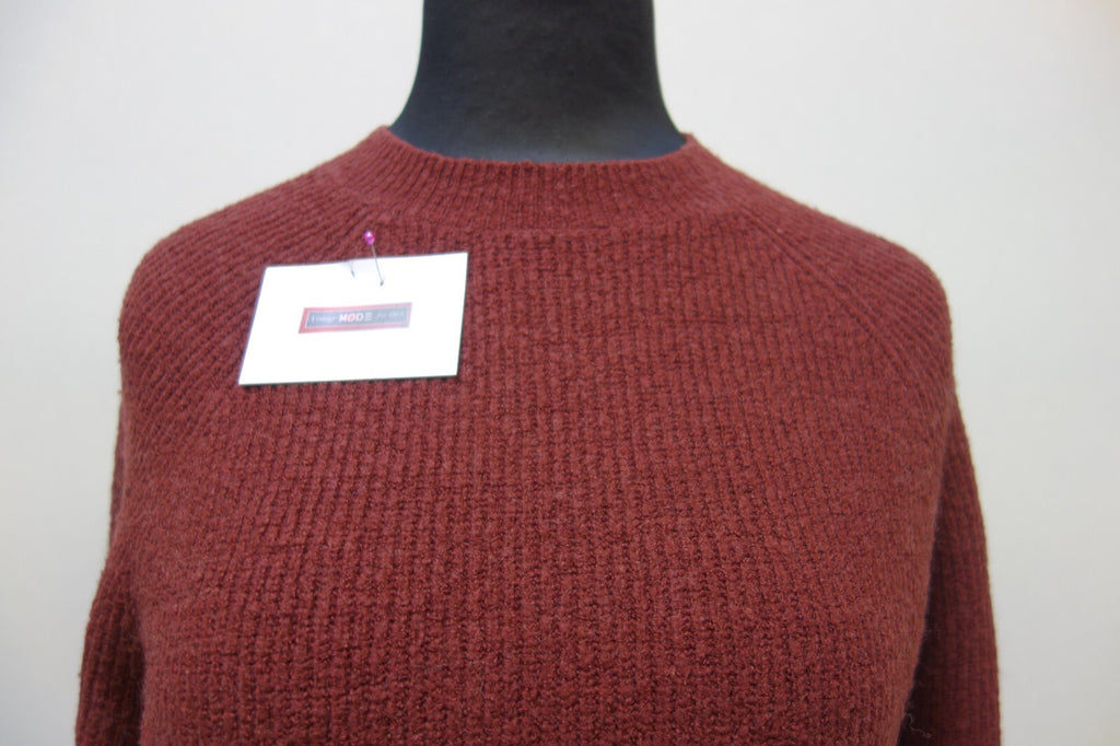 EK3678 Damen Pullover von ASOS, dunkelrot, Gr. 361