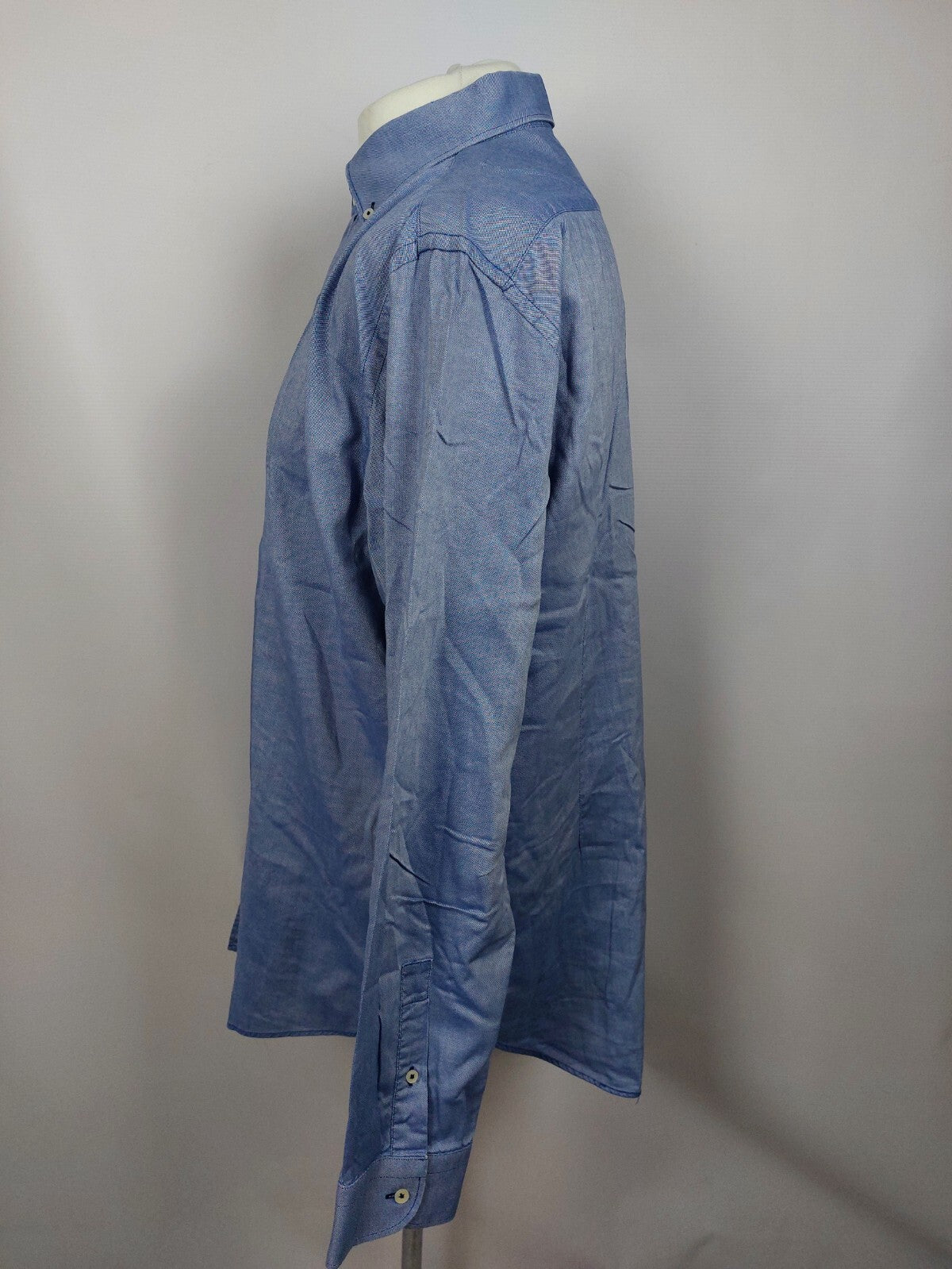 EK5154 Blaues Hemd von ZARA für Herren, Gr. 2XL3