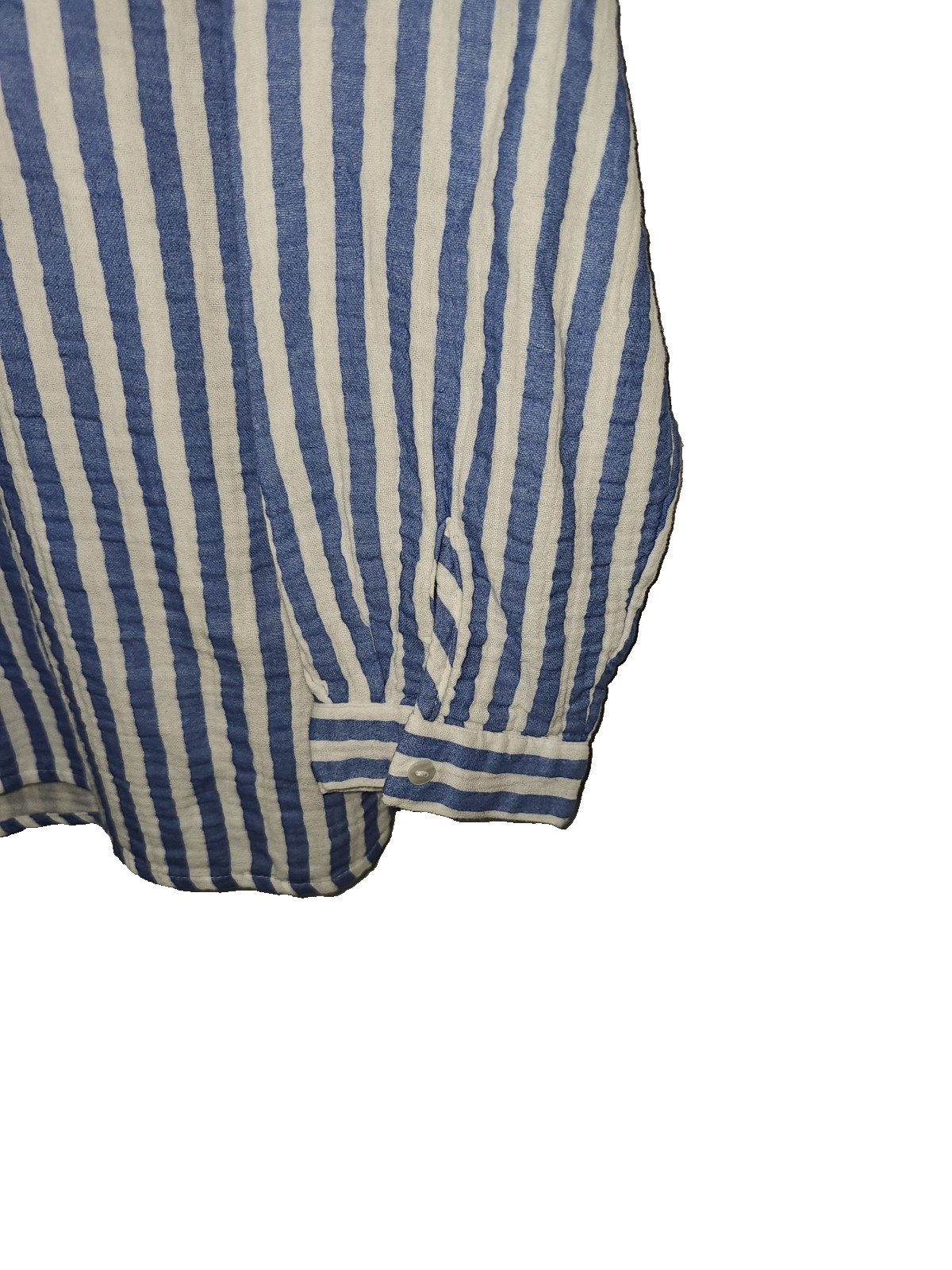 EK7861 Damen Bluse von Gina, Weiß/Blau, Gr. XL3