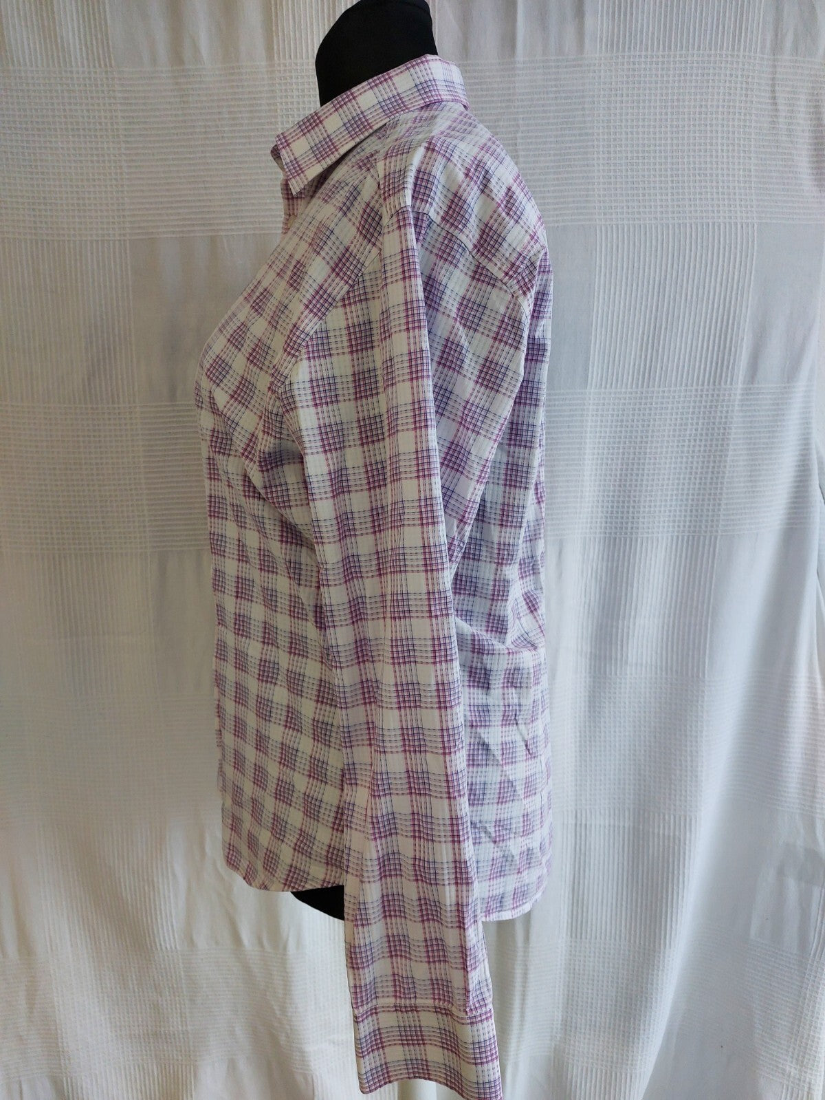 EK3205 Damen Bluse von di Stephano, weiß-blau-rosa, Gr.432