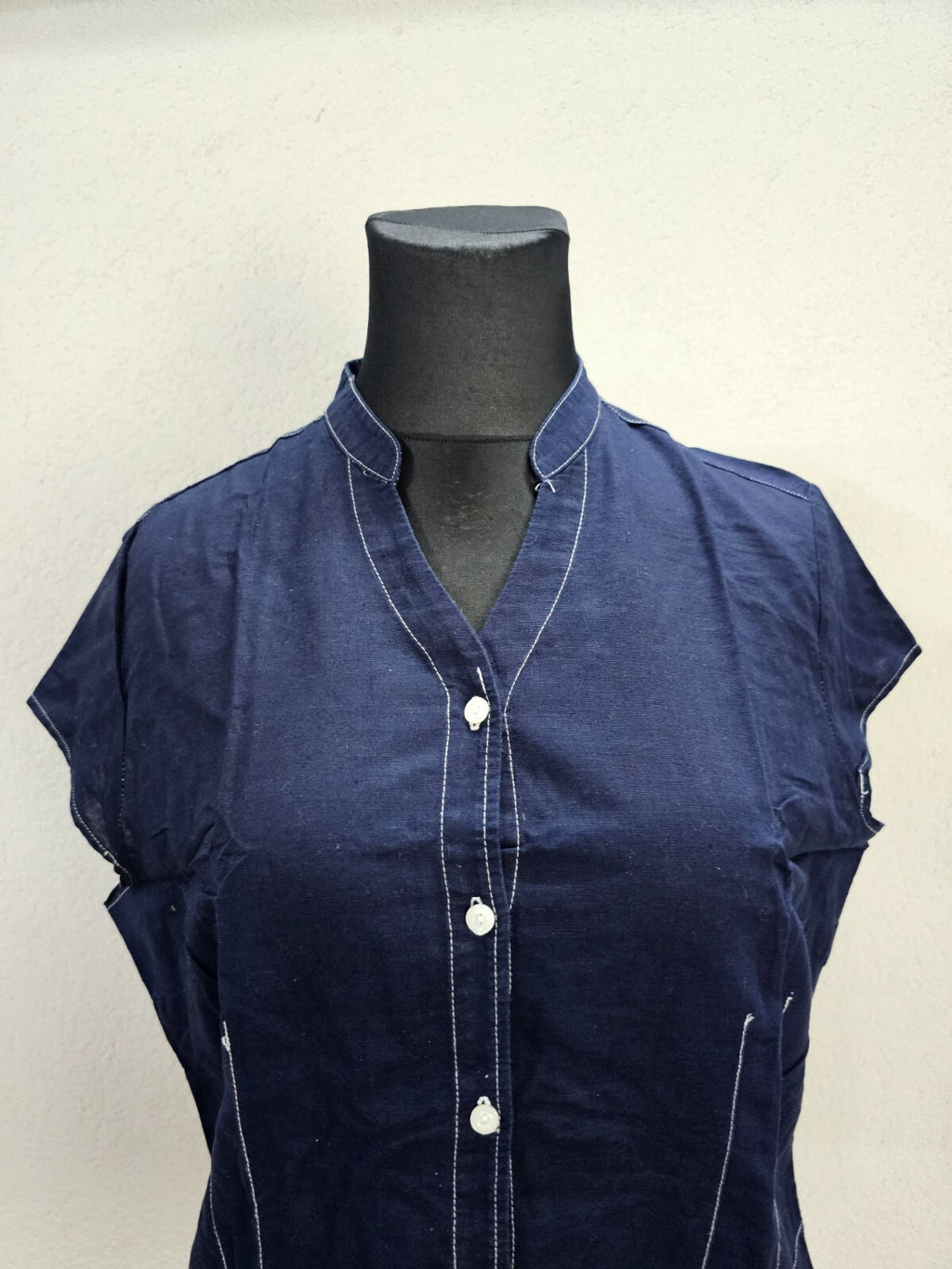 EK0939 Damen Bluse von Yessica, blau, Gr. 481