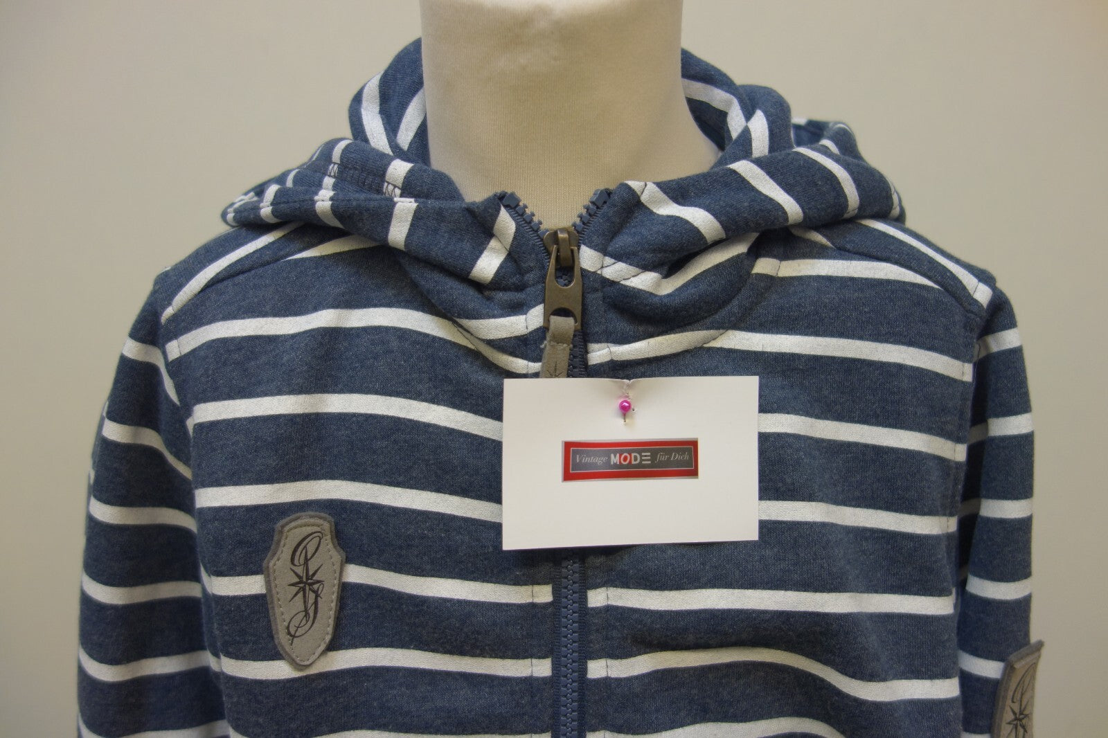 EK2441 Kinder Sweatjacke von Off Shore, gestreift, Gr. 1521