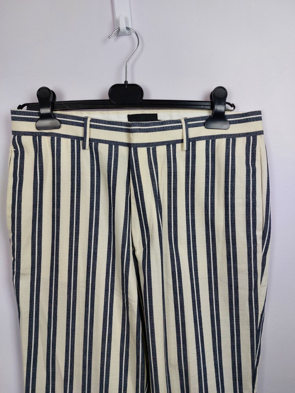 EK1242 Damen Hose von Asos, blau-weiß, Gr.32/321