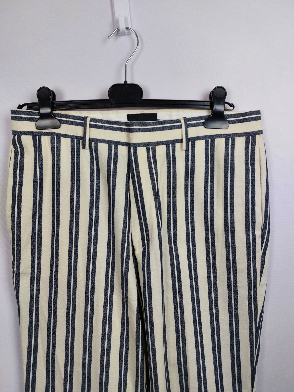 EK1242 Damen Hose von Asos, blau-weiß, Gr.32/321