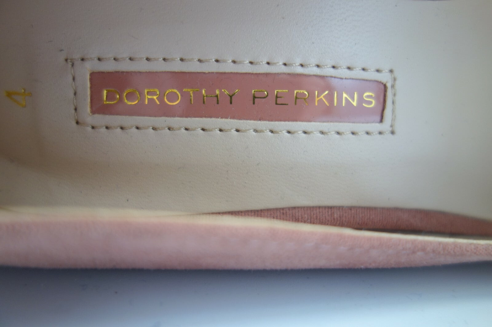 ES0637 Damen Pumps von Dorothy Perkins, altrosa, Gr. UK44