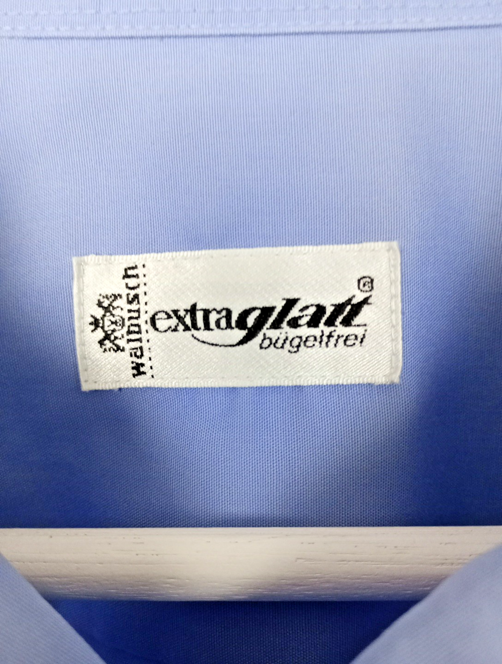 EK8581 Herren Hemd Walbusch Extraglatt Gr.41 Farbe Blau1