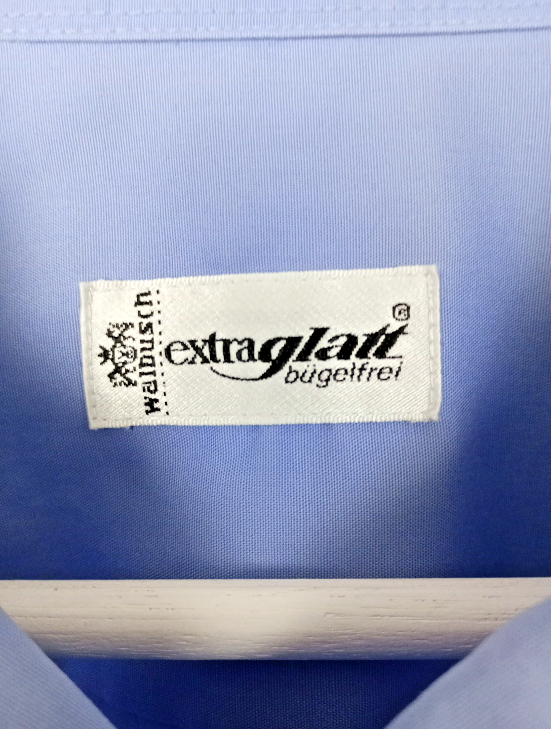 EK8581 Herren Hemd Walbusch Extraglatt Gr.41 Farbe Blau1