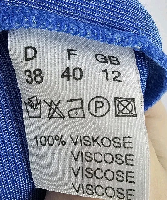EK10536 Damen T-Shirt Happy Heidenmann Gr.38 Blau2