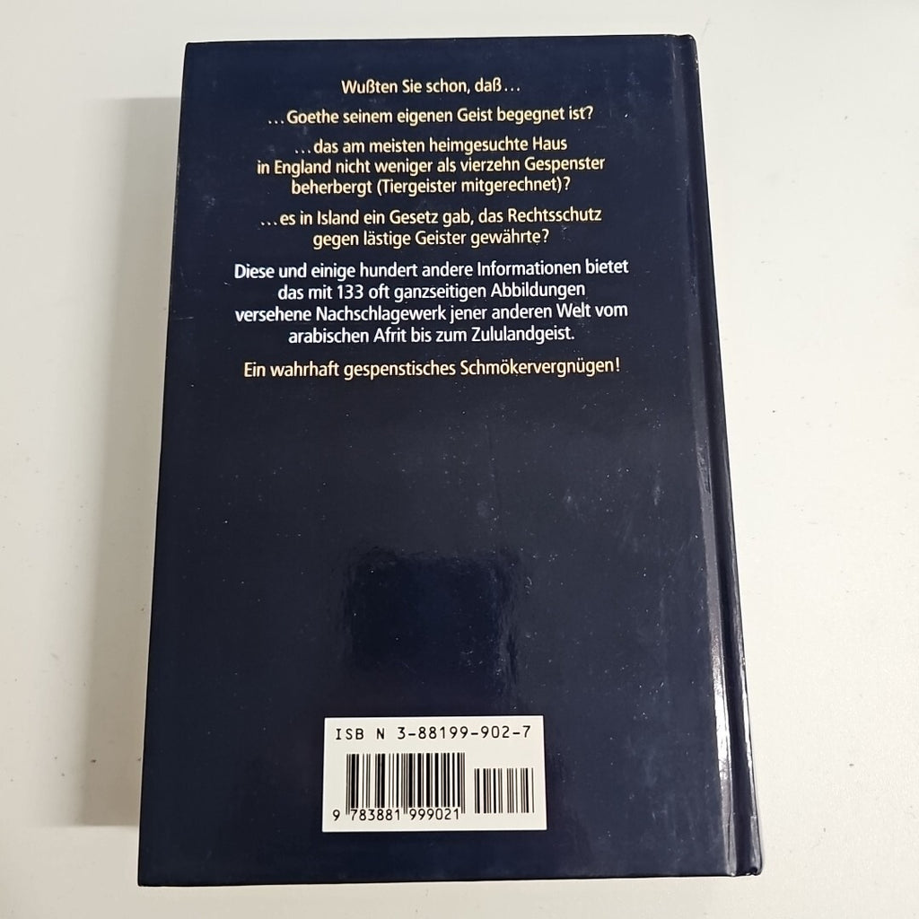 EB2283 Peter Haining DAS GROSSE GESPENSTERLEXIKON Geister, Medien und Autoren 1