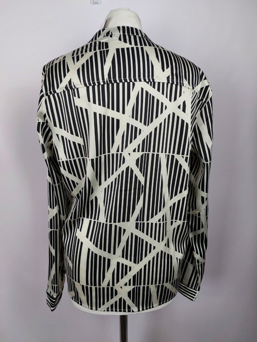 EK4384 Damen Bluse von Ynony Me, schwarz/weiß, Gr. L4