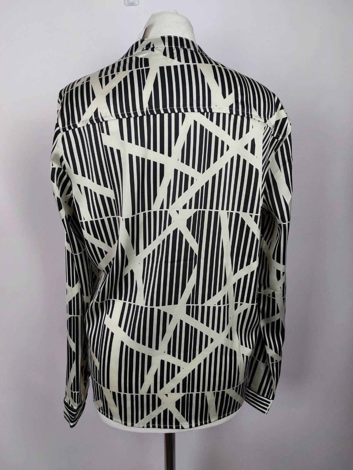 EK4384 Damen Bluse von Ynony Me, schwarz/weiß, Gr. L4