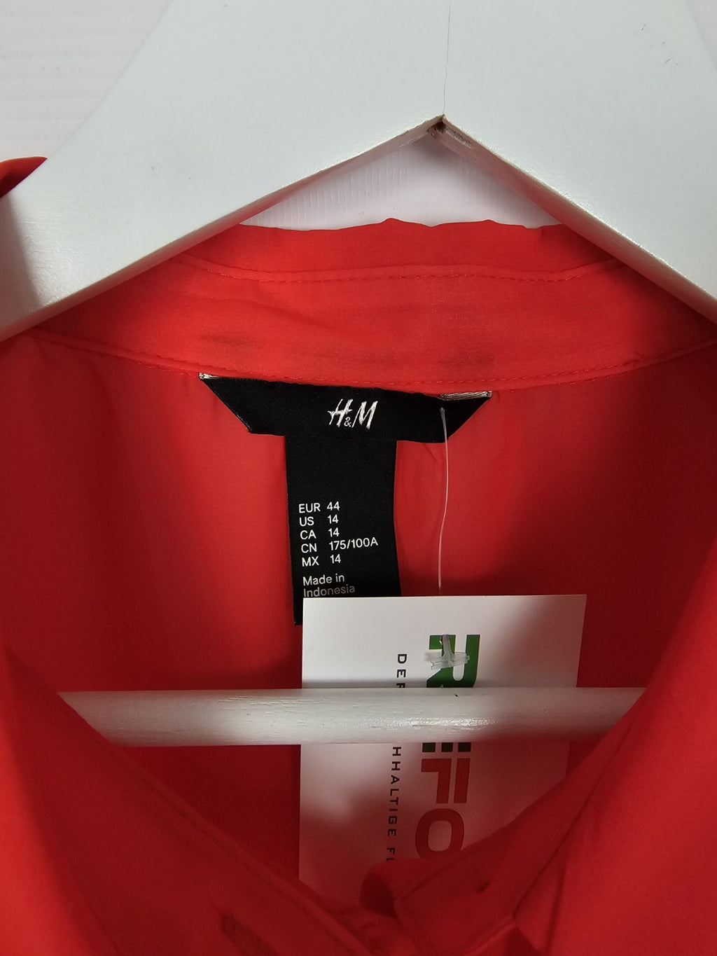 EK785 Damen Bluse von H&M, Rot, Gr. 442