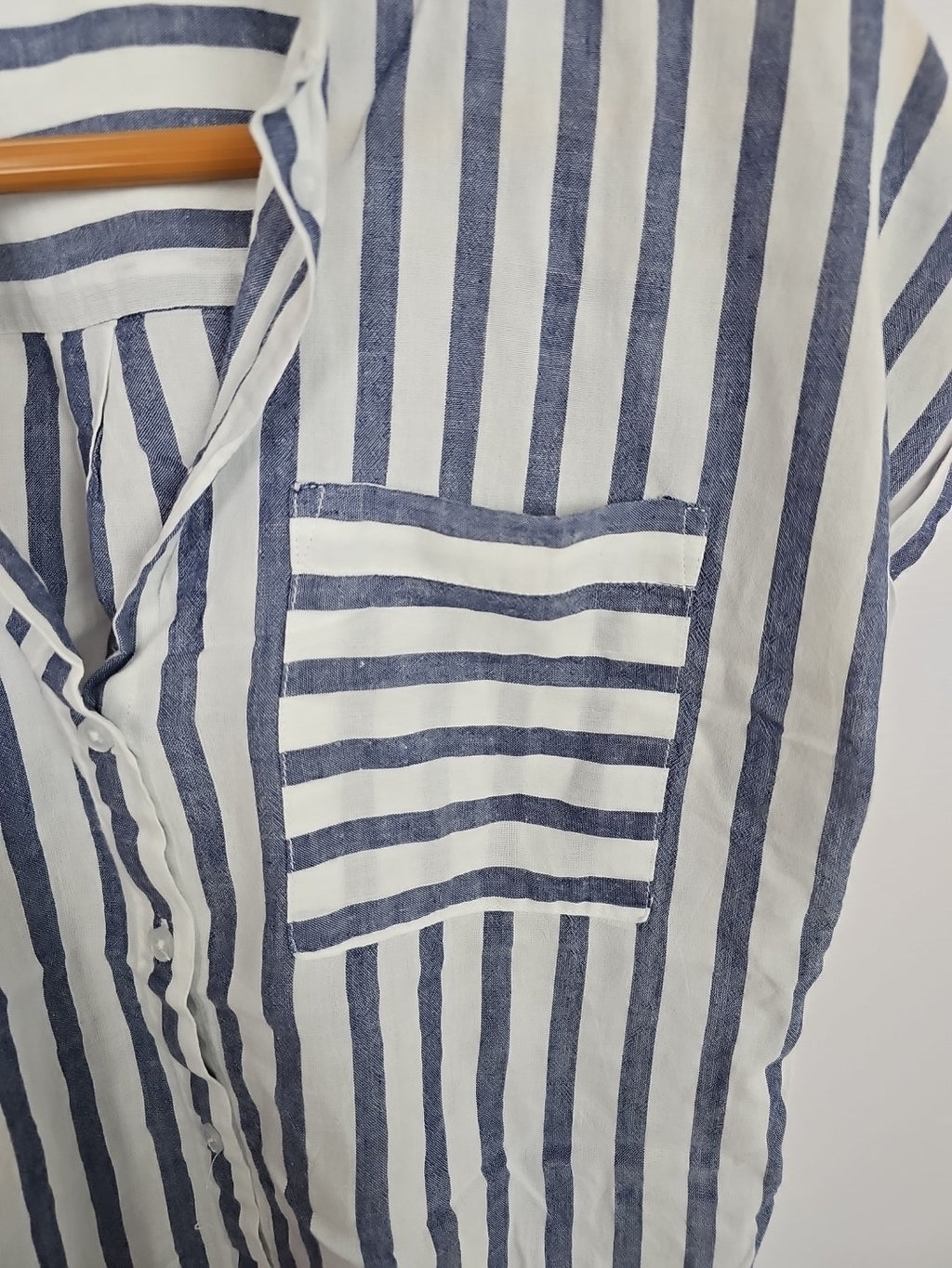 EK8308 Herren Kurzshirt Hemd  Janina Gestreift  Gr.362