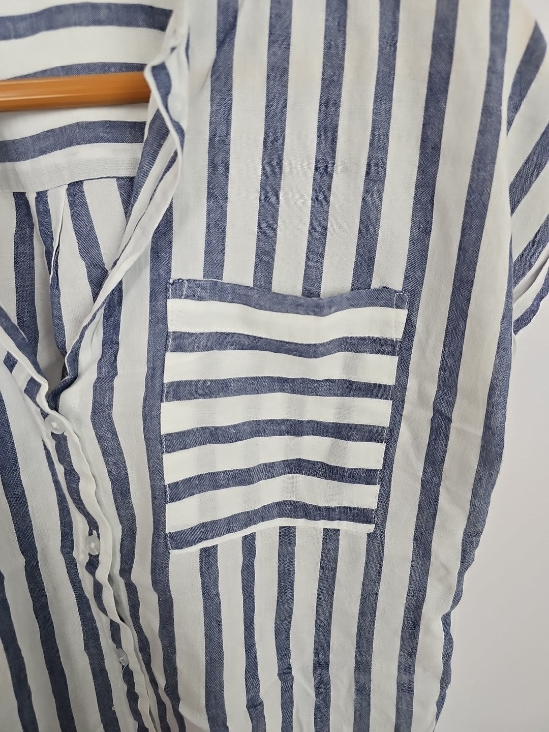 EK8308 Herren Kurzshirt Hemd  Janina Gestreift  Gr.362