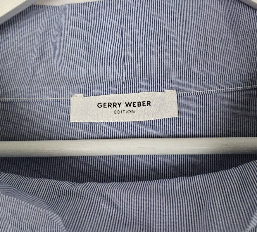 EK8703 Damen Bluse vongerry Weber, Blau/Weiß, Gr. 401