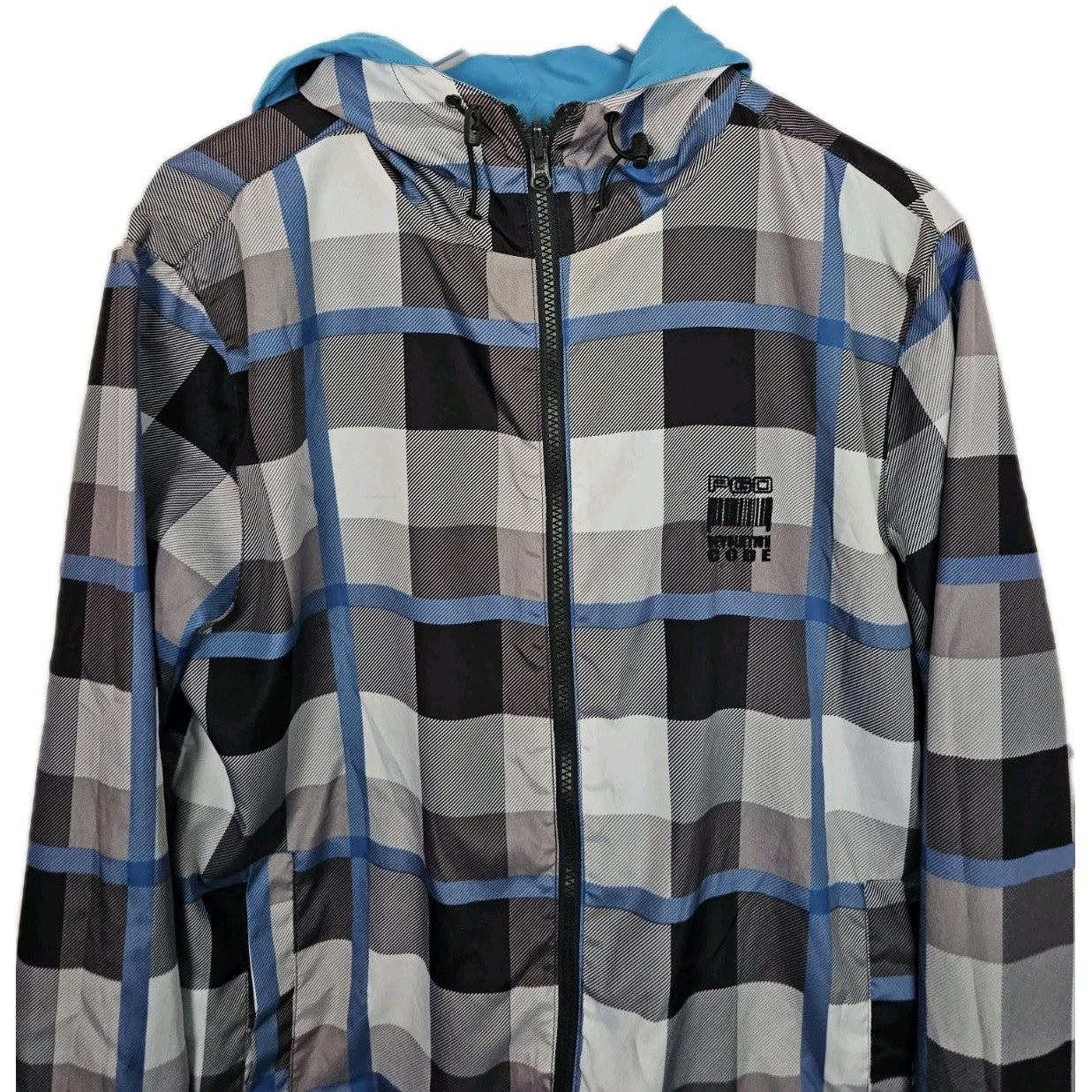 EK9255 Herren Wendejacke, Blau/weiß, Gr. Ca. L5