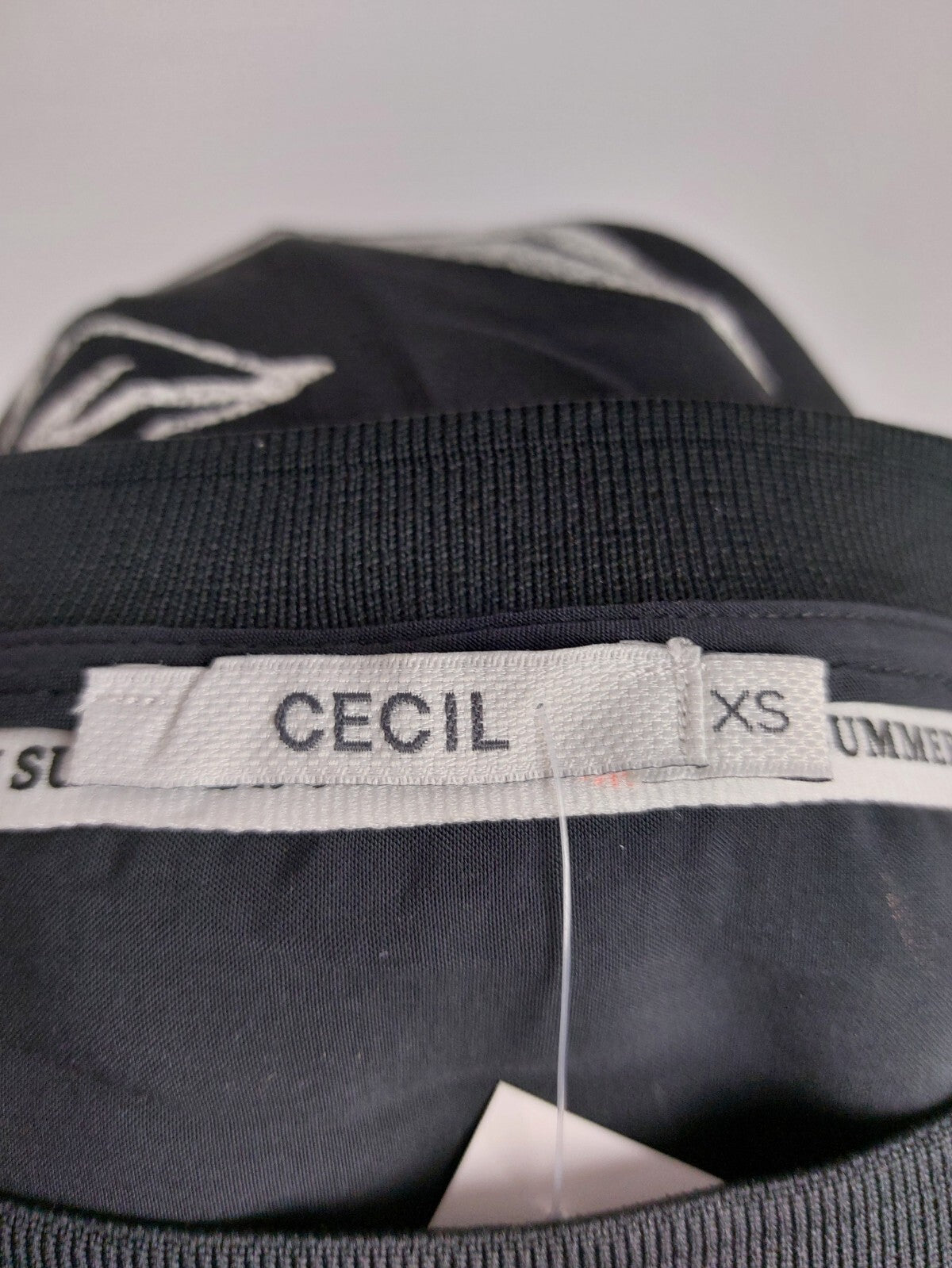 EK0857 Damen Kleid von Cecil, schwarz/weiß, Gr. XS6