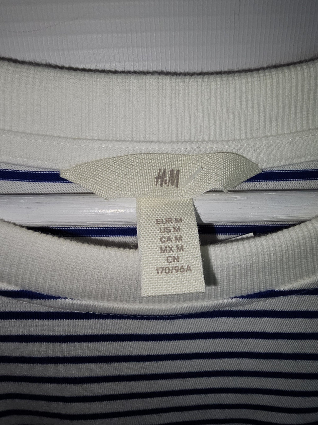 EK9379 Damen Kledi von H&M, Weiß/Blau, Gr. M2