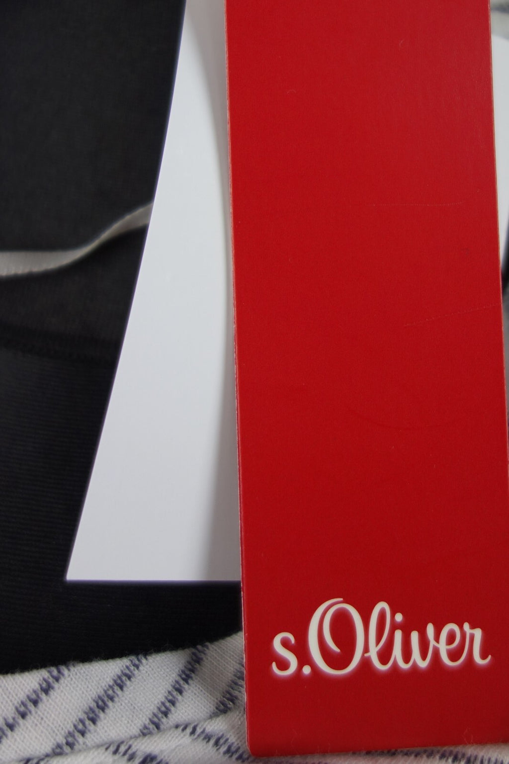 EK1028 Damen TShirt von s.Oliver, weiß/grau, Gr. 385