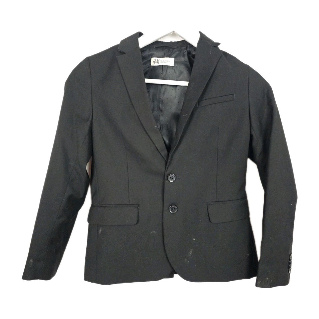 EK10357 Kinder Anzugsjacke von H&M, Schwarz, Gr. 1400