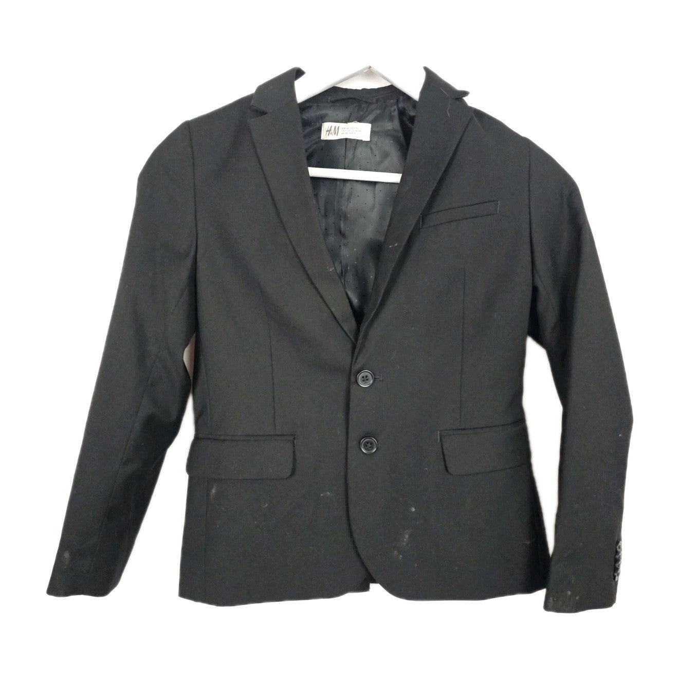 EK10357 Kinder Anzugsjacke von H&M, Schwarz, Gr. 1400