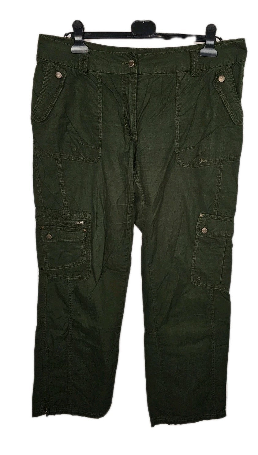 EK9724 Damen Cargo Jeans von C&A, Grün, Gr. 440