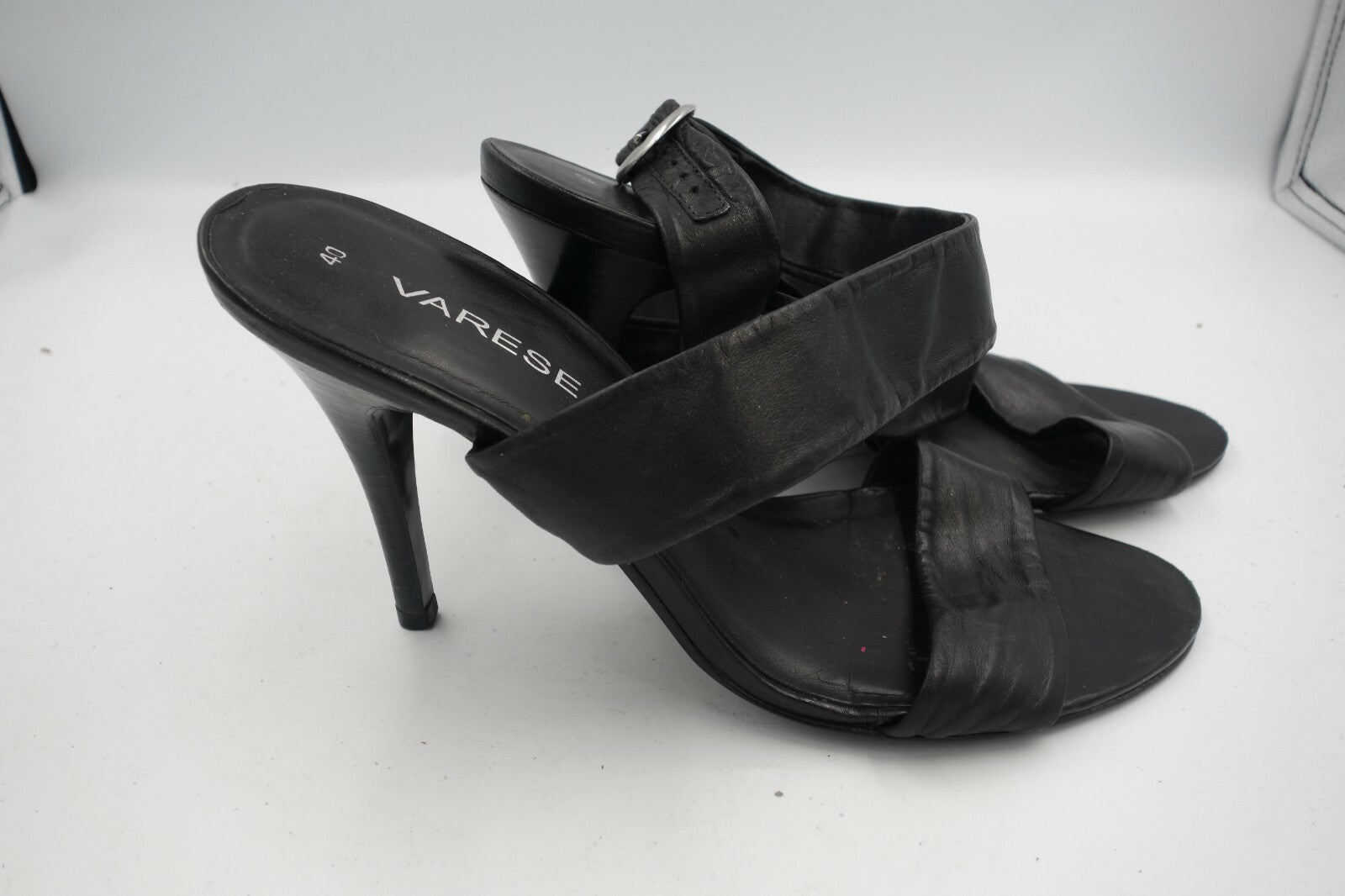 ES0476 Damen Sandalen von Varese, schwarz, 404