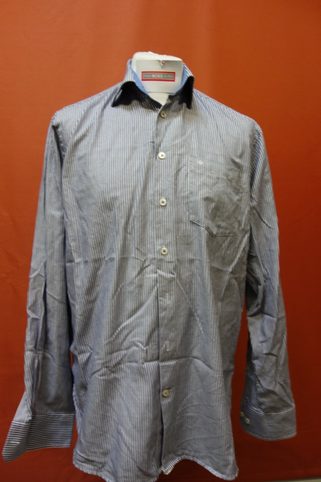 EK0284 Herren Hemd von Seidensticker, 42, gestreift0