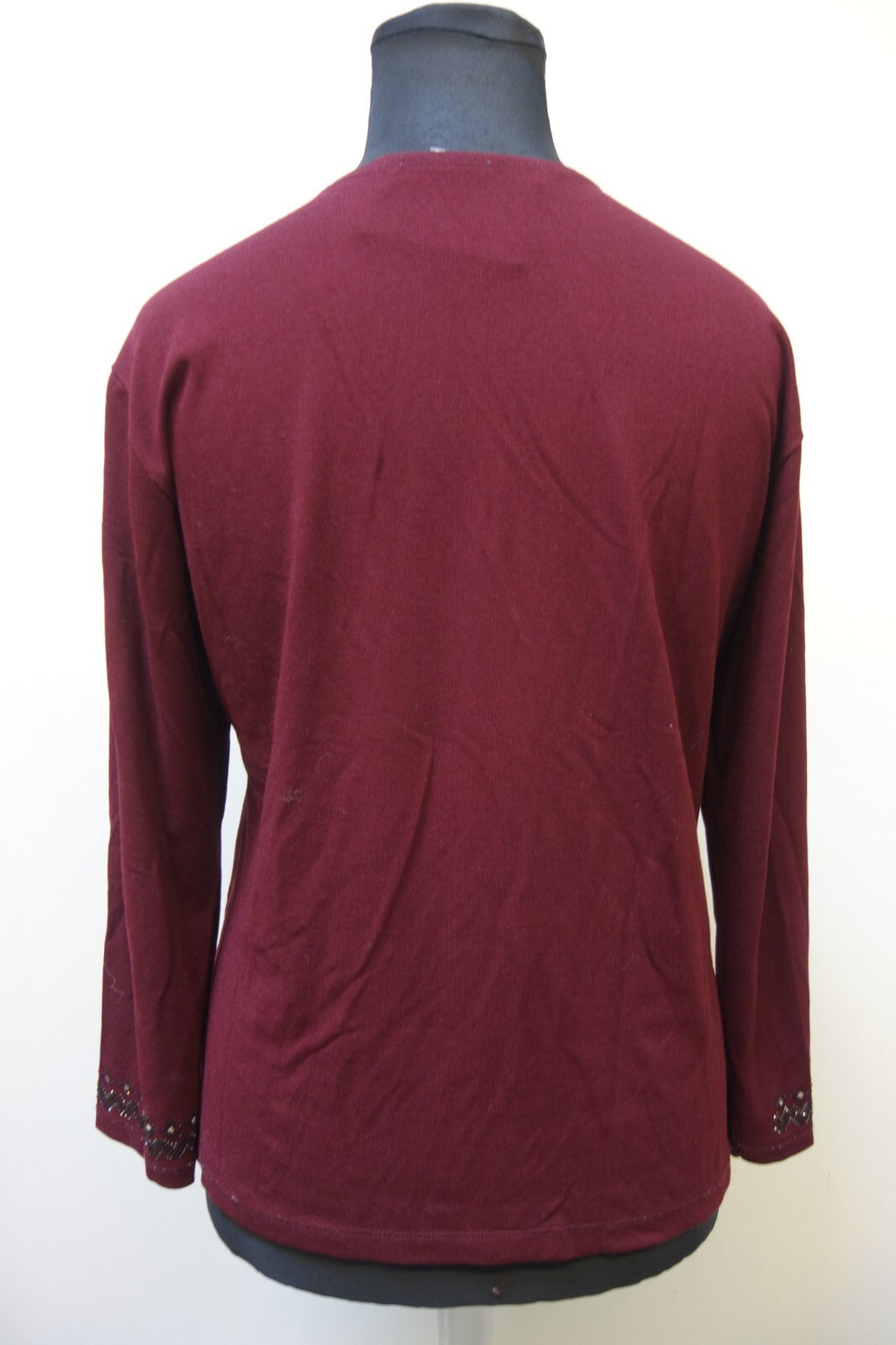 EK2151 Damen Pullover von Ulubas, dunkelrot, Gr. XL3