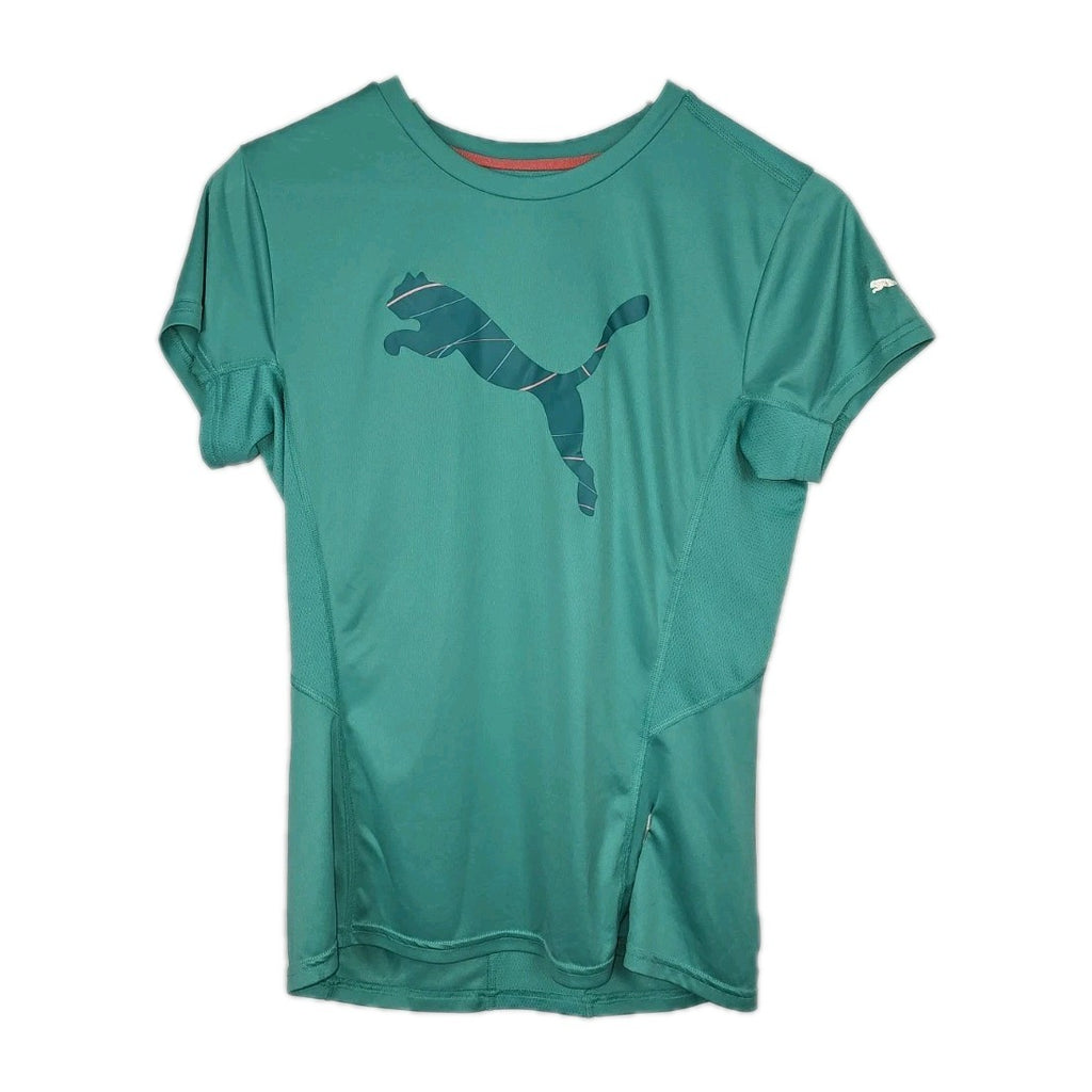 EK11298 Damen Sportshirt von Puma, Türkis, Gr. M0