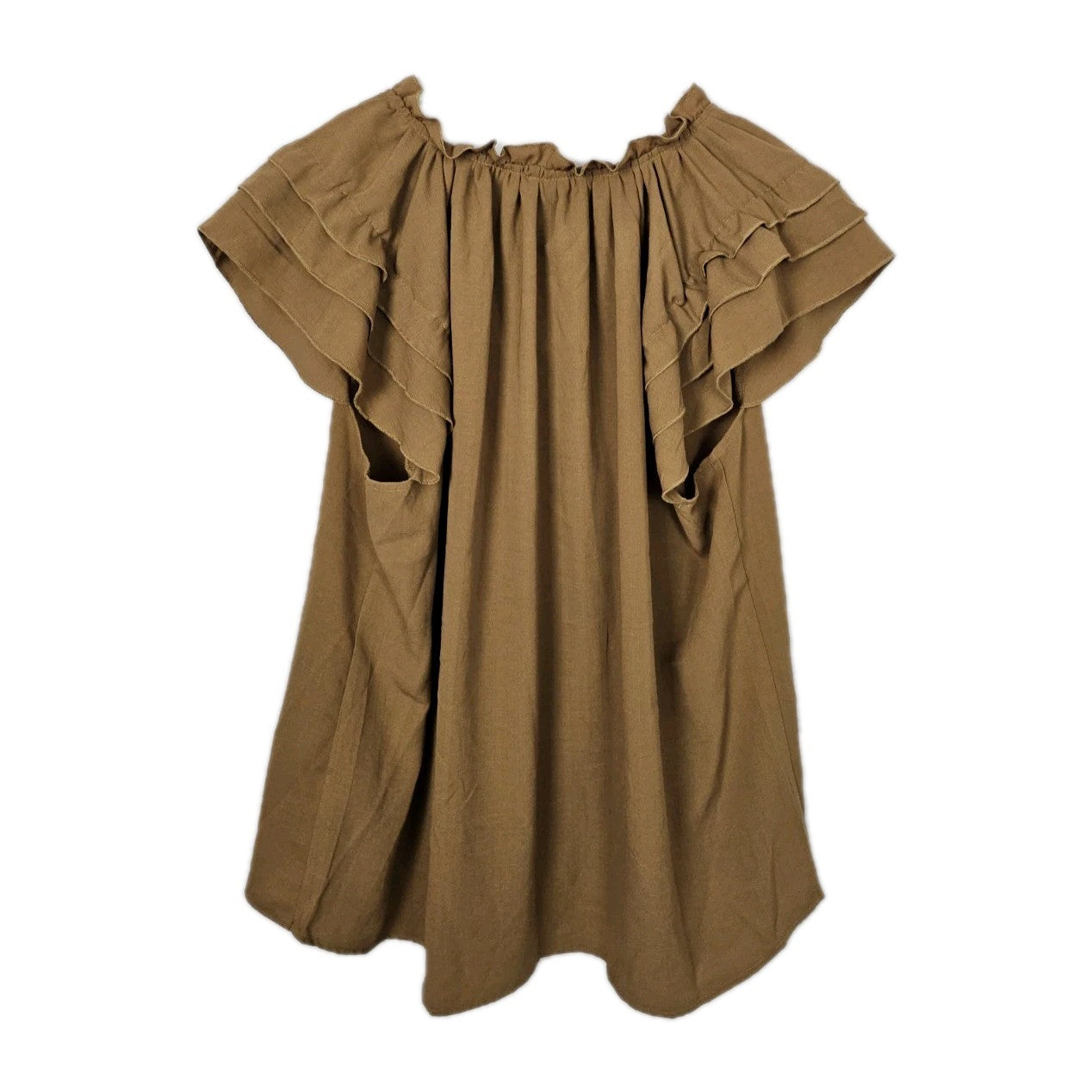 EK8919 Damen Bluse von Shein, Braun, Gr. XL4