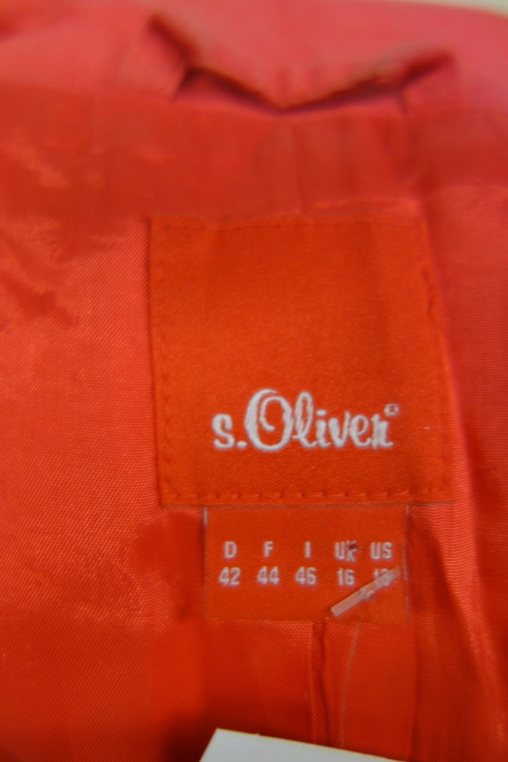 EK1108 Damen Blazer von s.Oliver, rot, Gr. 425