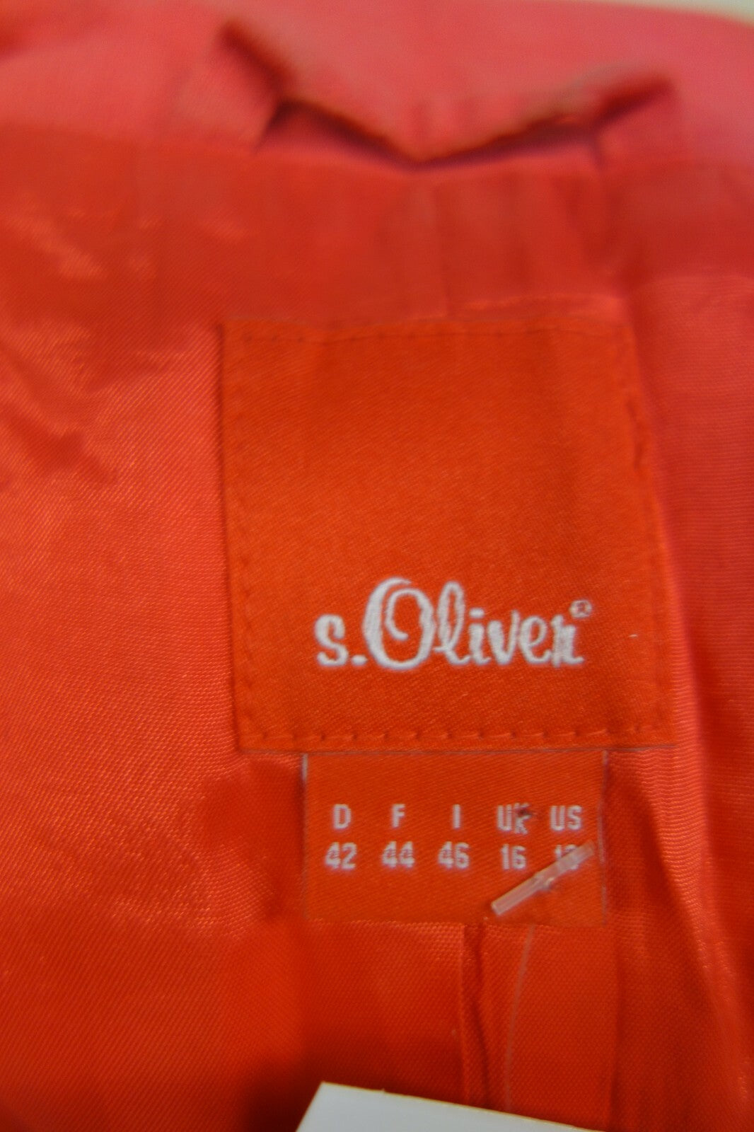 EK1108 Damen Blazer von s.Oliver, rot, Gr. 425