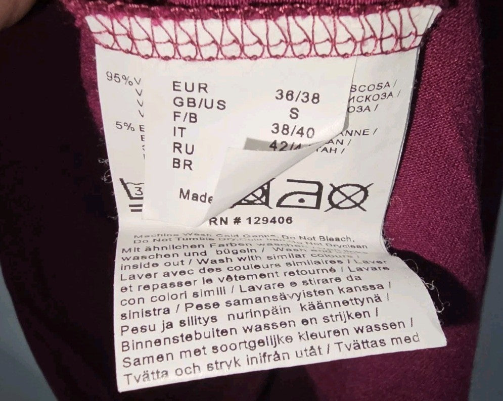 EK8839 Damen Kleid von Body Flirt, lila, Gr.36/384