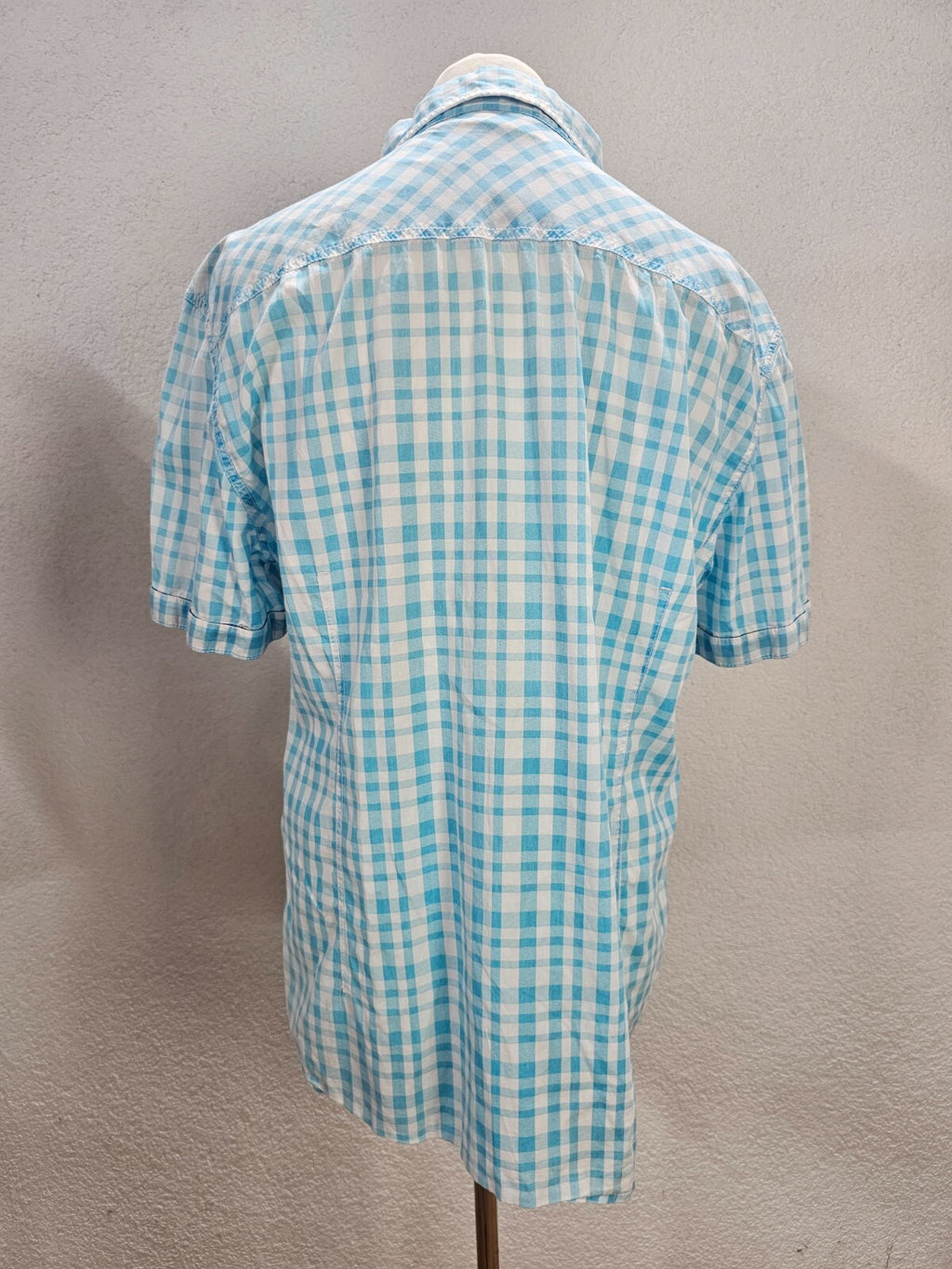 EK6056 Herren Hemd von edc, blau/weiß kariert, Gr. 2XL5