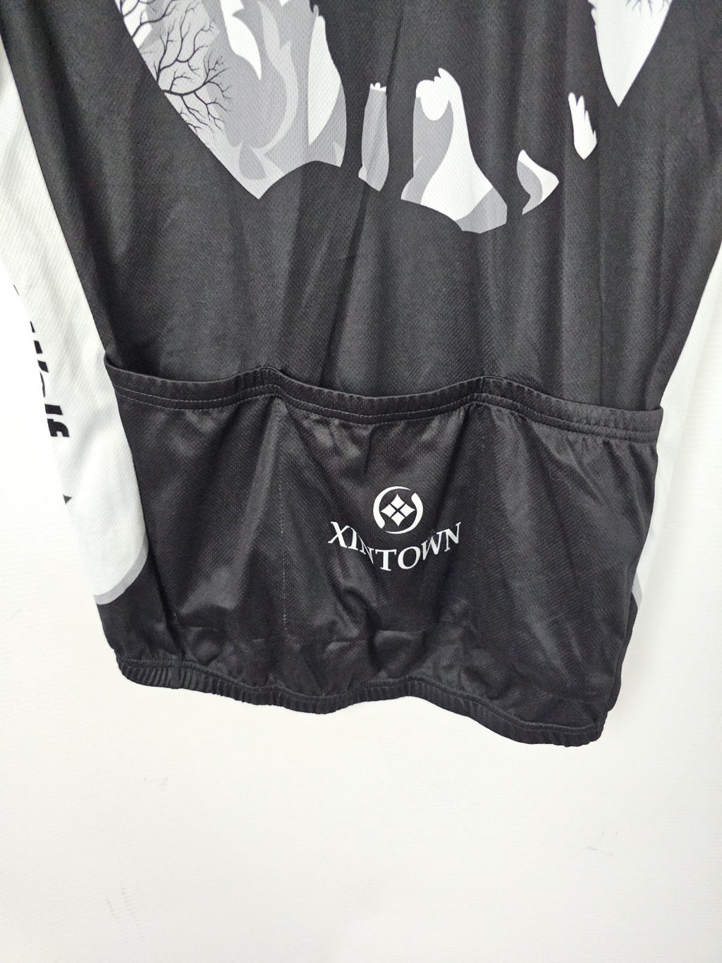 EK1245 Herren Fahrradjacke von Ghost Wolf, Schwarz/Weiß, Gr. L5