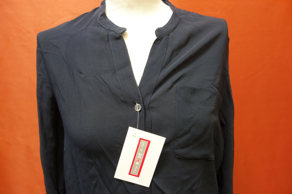 EK0022 Damen Bluse von Hugo Boss, dunkelblau, 341