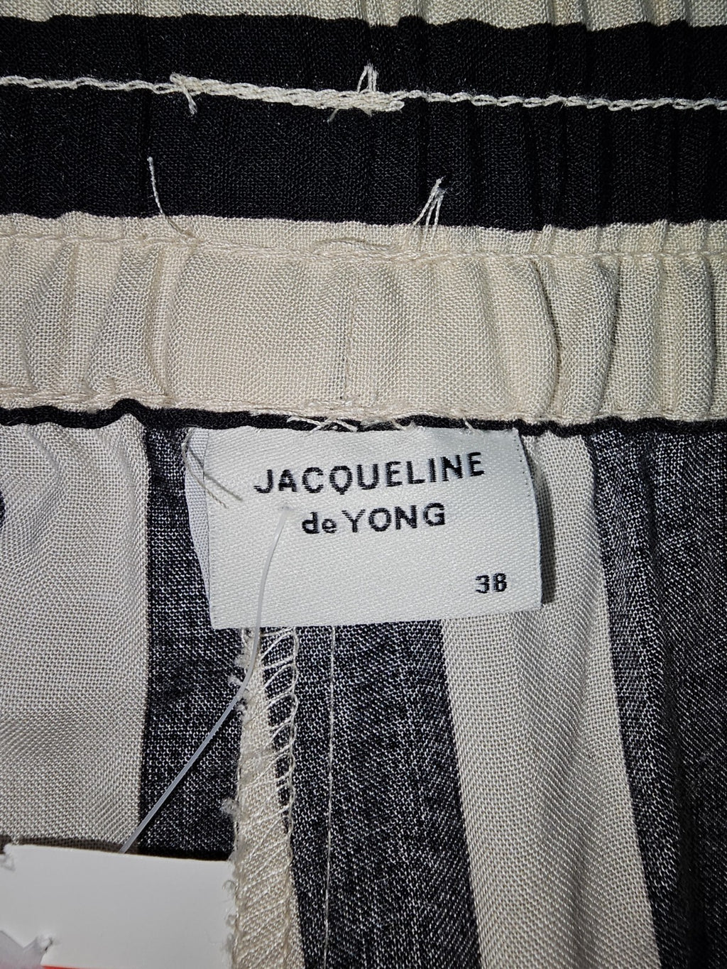 EK6731 Damen Hose von Jacquline de Yong, beige-schwarz, Gr.381