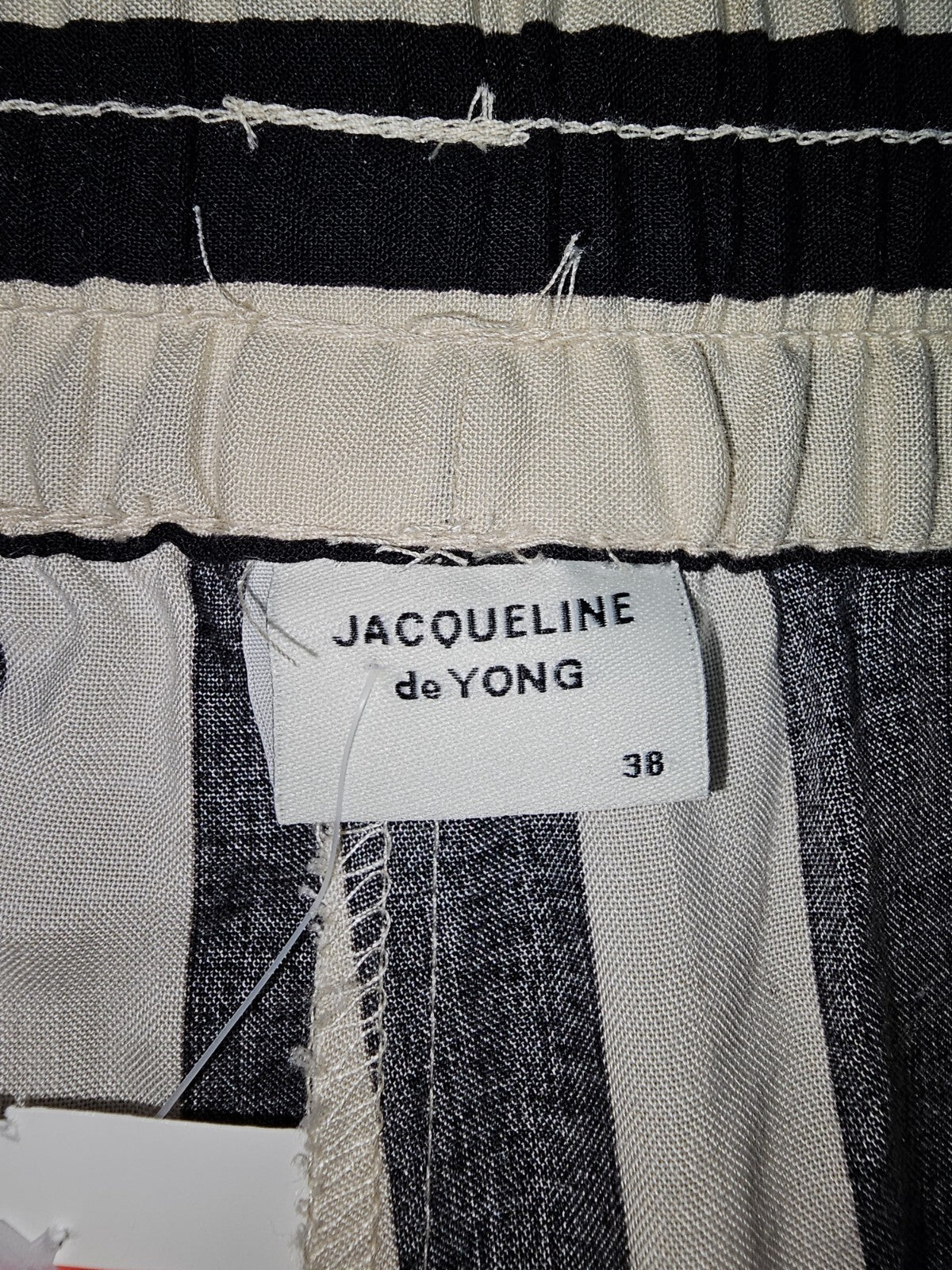 EK6731 Damen Hose von Jacquline de Yong, beige-schwarz, Gr.381